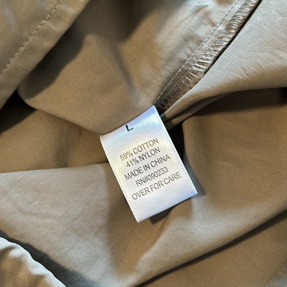 FOG Fear of God Essentials Oversized Coaches Jacket in Taupe Men’s Large - Picture 10 of 11